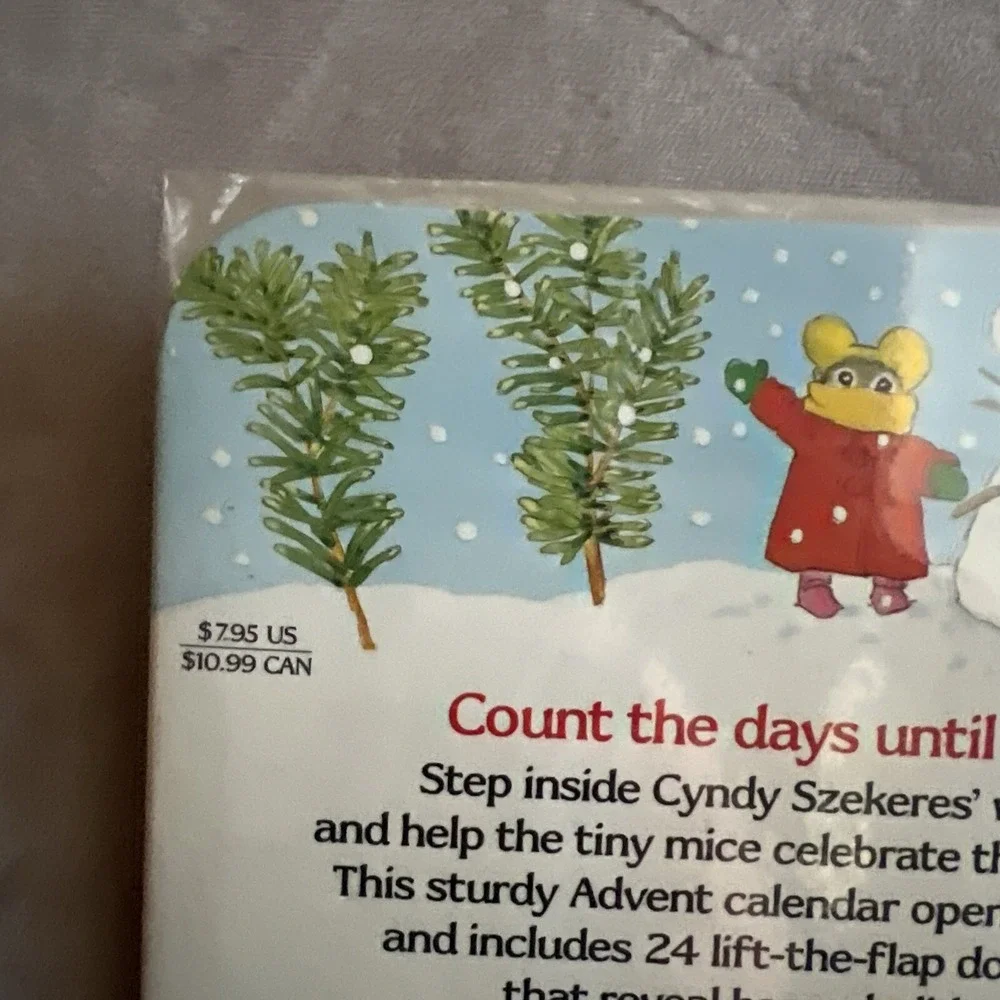 A Very Merry Mouse Country Christmas:‎ An Advent Calendar 24 Thoughts 1998 NOS